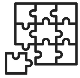 An icon of a puzzle.